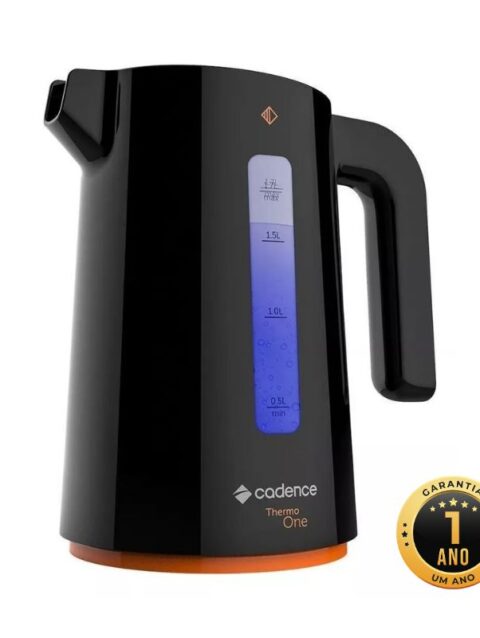 Chaleira Elétrica 1,7 Litros Contrast - Cel388 Cadence Cor Preto 110V
