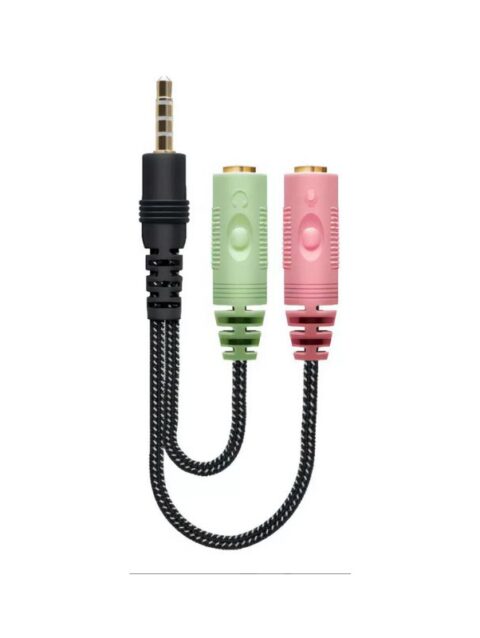 Adaptador de Audio P3 Para Headset