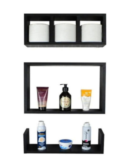 Kit Nicho 03 Pcs P/ BWC Preto
